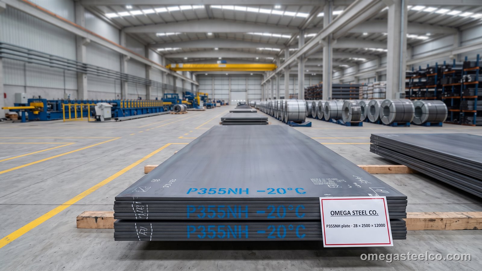 P355NH steel plate — Omega Steel Co., Dilovası plant