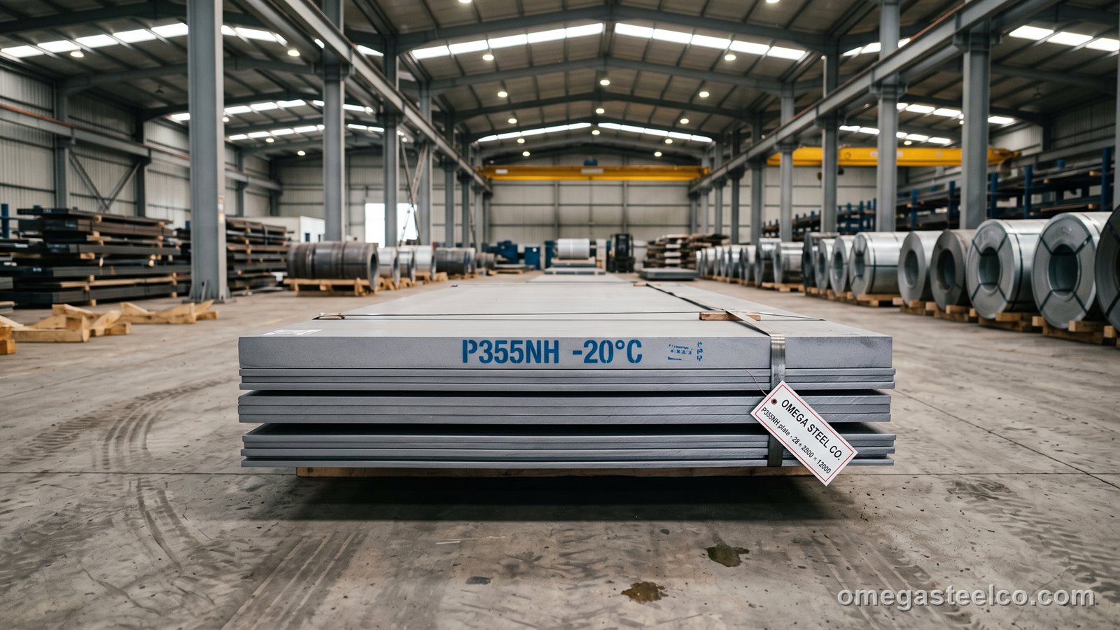 P355NH Druckbehälterblech — Omega Steel Co., Werk Dilovası