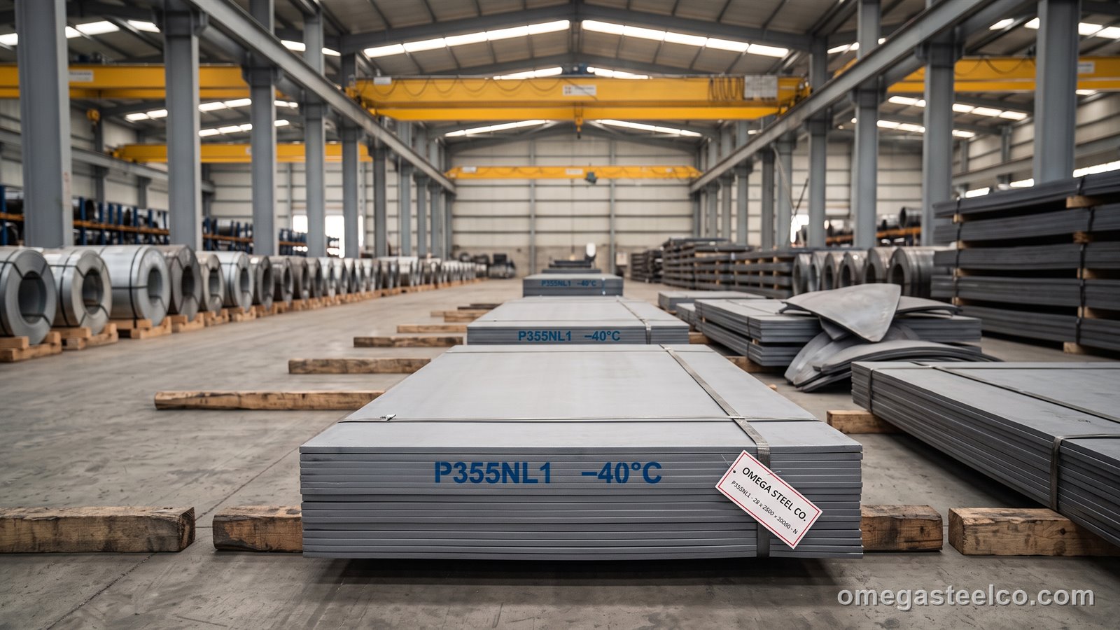 P355NL1 Druckbehälterblech — Omega Steel Co., Werk Dilovası