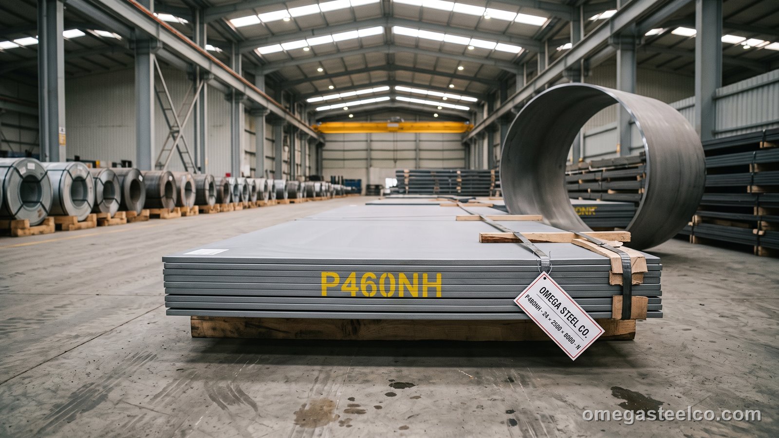 P460NH steel plate — Omega Steel Co., Dilovası plant