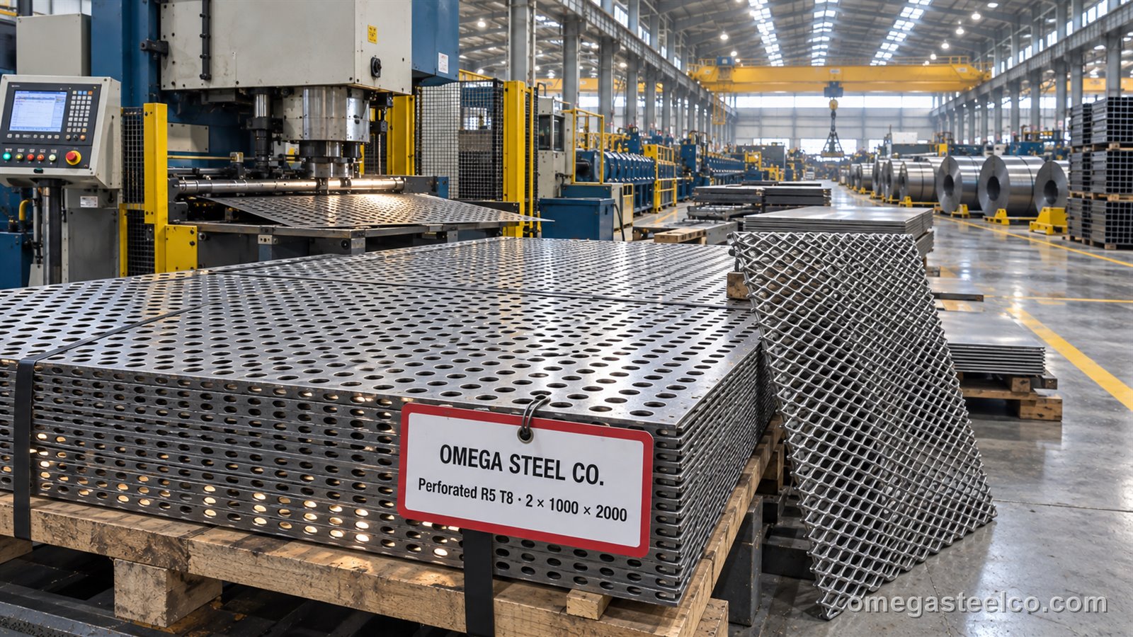 Perforated sheet & expanded metal — Omega Steel Co., Dilovası plant