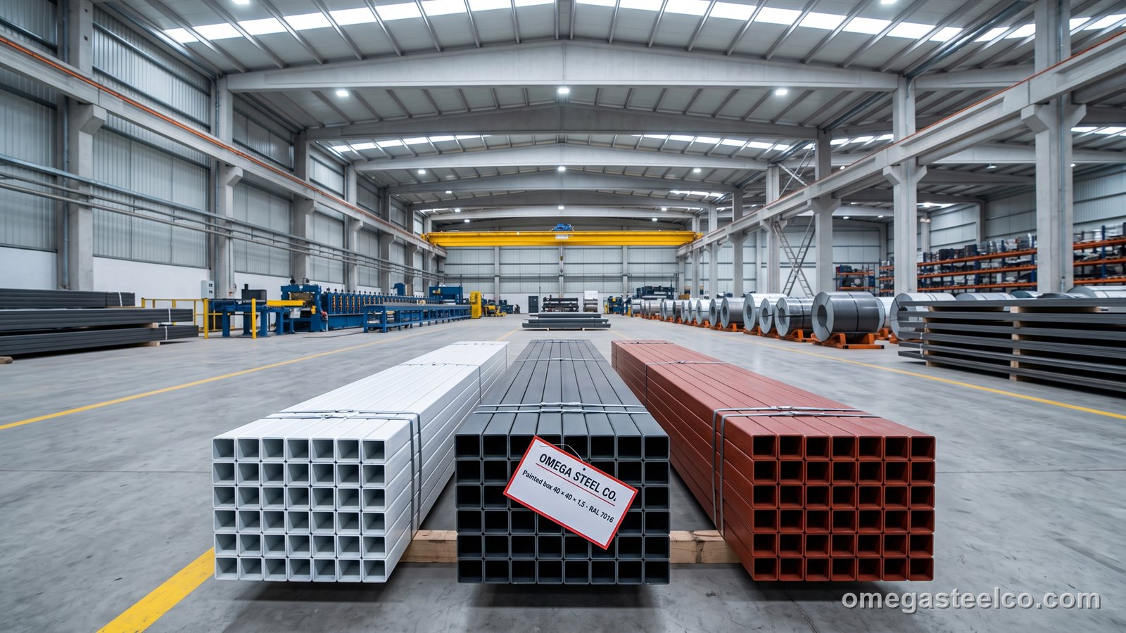 Pre-painted box sections — Omega Steel Co., Dilovası plant