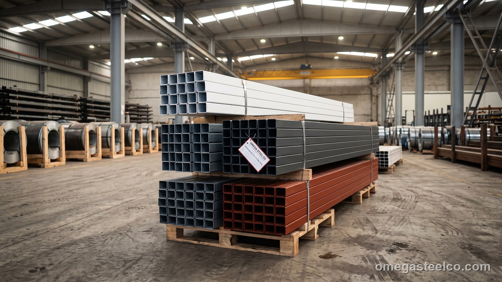 قطاعات البوكس المدهونة مسبقاً — Omega Steel Co.، مصنع ديلوفاسي