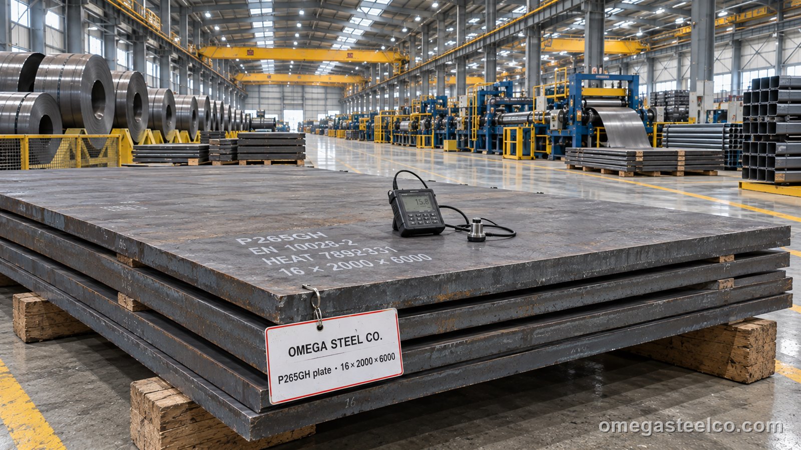 Pressure vessel plate P235GH–P355GH, 16Mo3 — Omega Steel Co., Dilovası plant