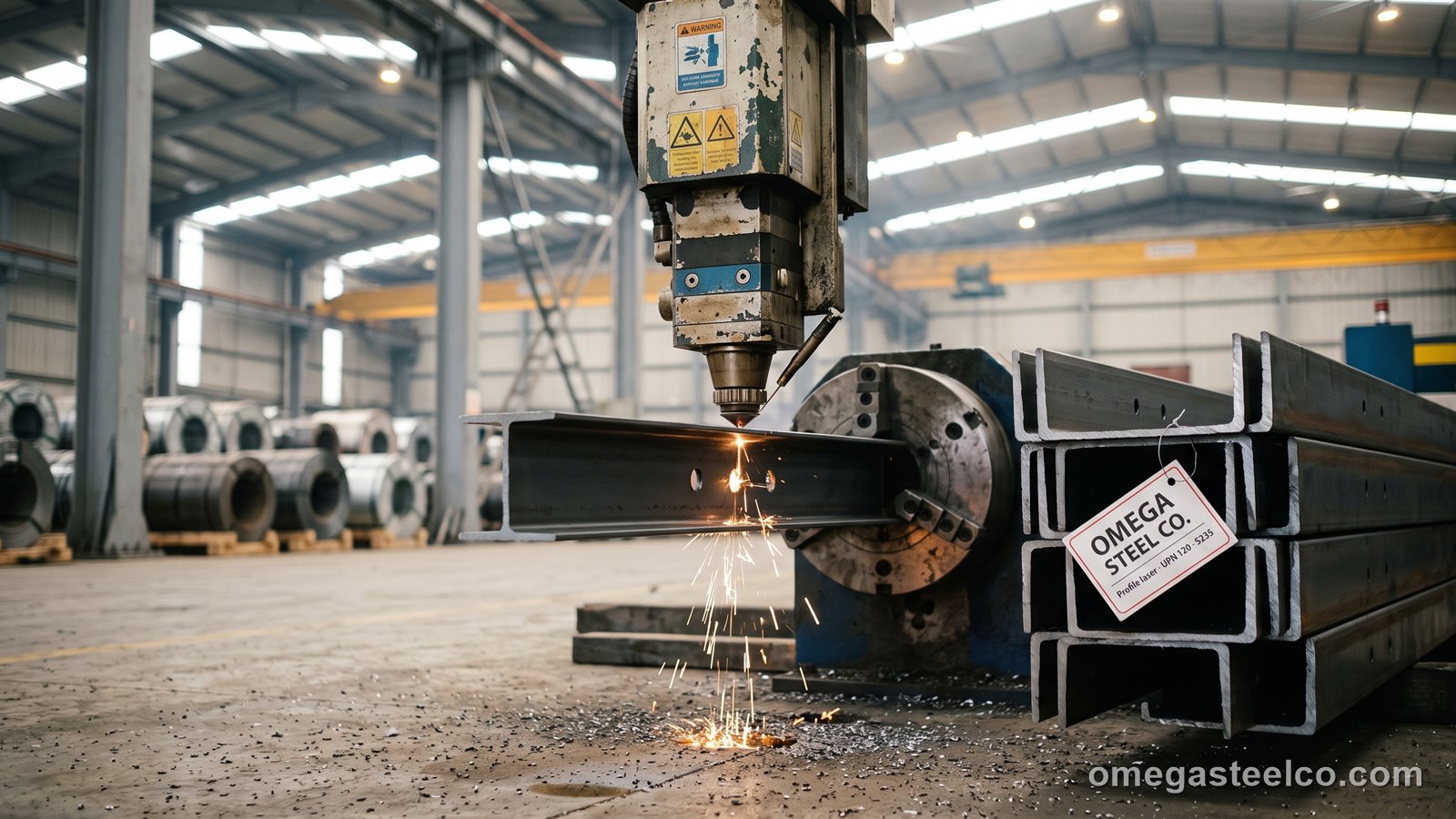 Profile laser cutting — Omega Steel Co., Dilovası plant
