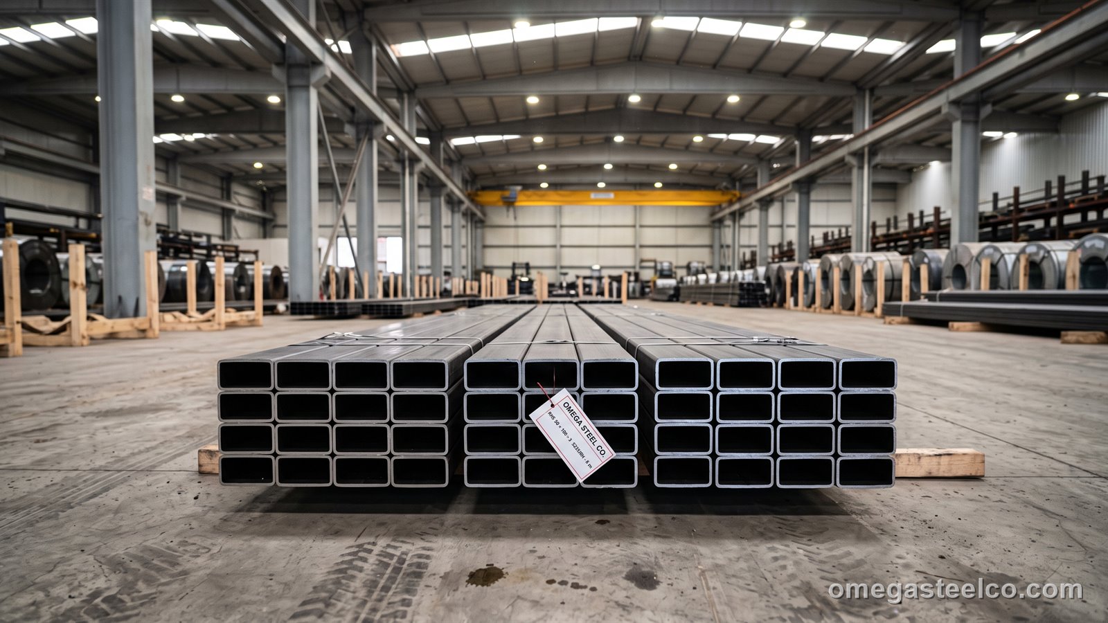 المواسير المستطيلة — Omega Steel Co.، مصنع ديلوفاسي