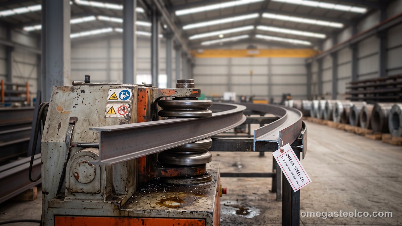 درفلة الألواح وثني المقاطع — Omega Steel Co.، مصنع ديلوفاسي