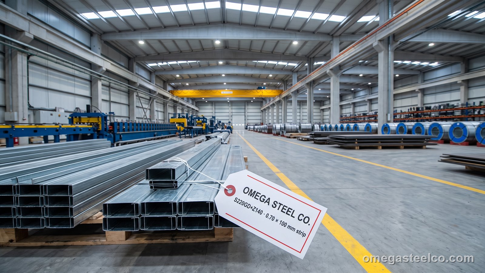 S220GD galvanized steel — Omega Steel Co., Dilovası plant