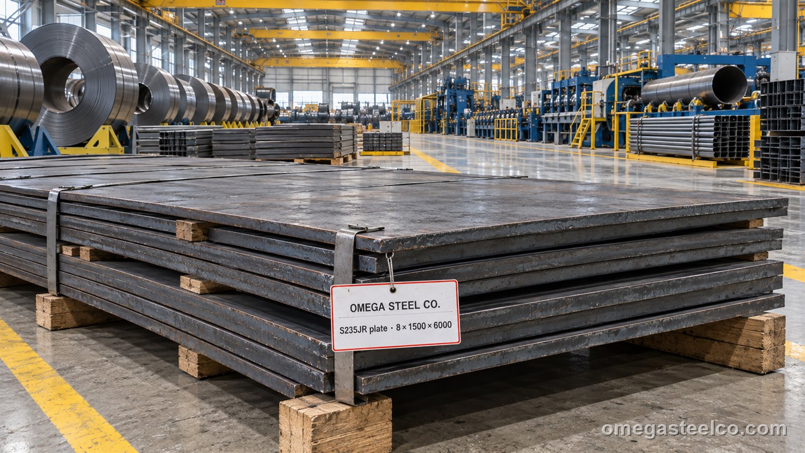 S235JR Stahlblech (Baustahl) — Omega Steel Co., Werk Dilovası