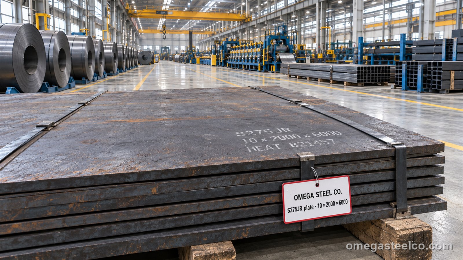 S275JR plate — Omega Steel Co., Dilovası plant