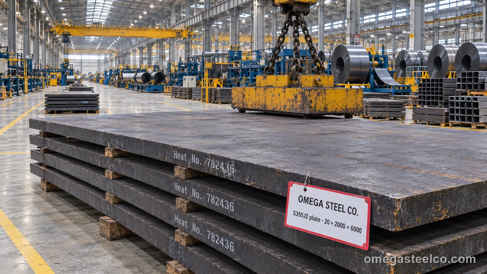 S355JR / J0 / J2 plate — Omega Steel Co., Dilovası plant