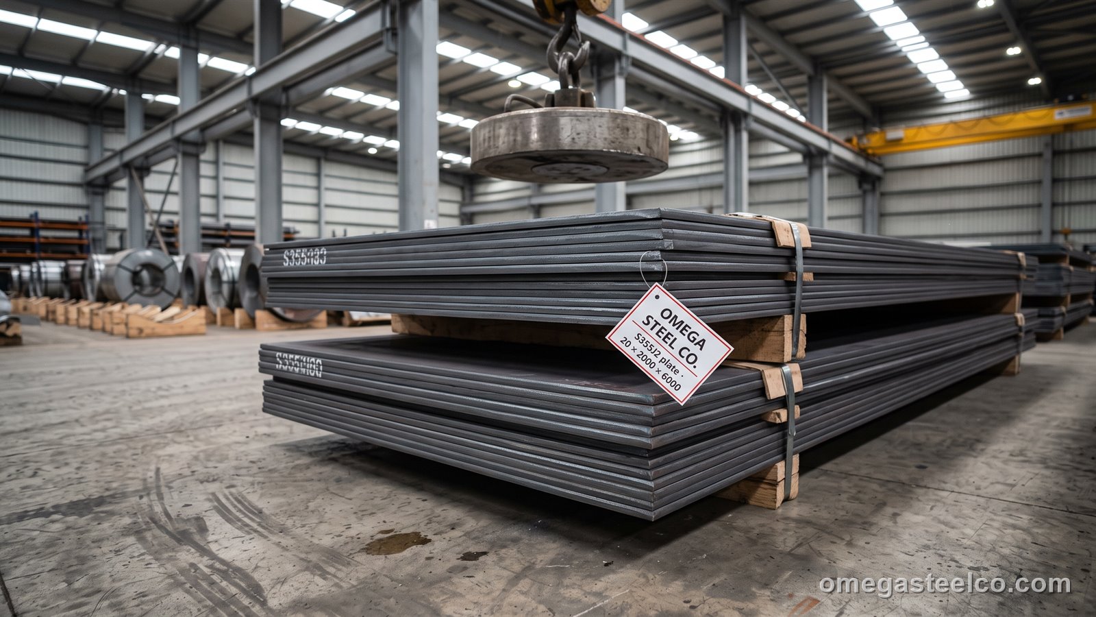 لوح S355JR / J0 / J2 — Omega Steel Co.، مصنع ديلوفاسي