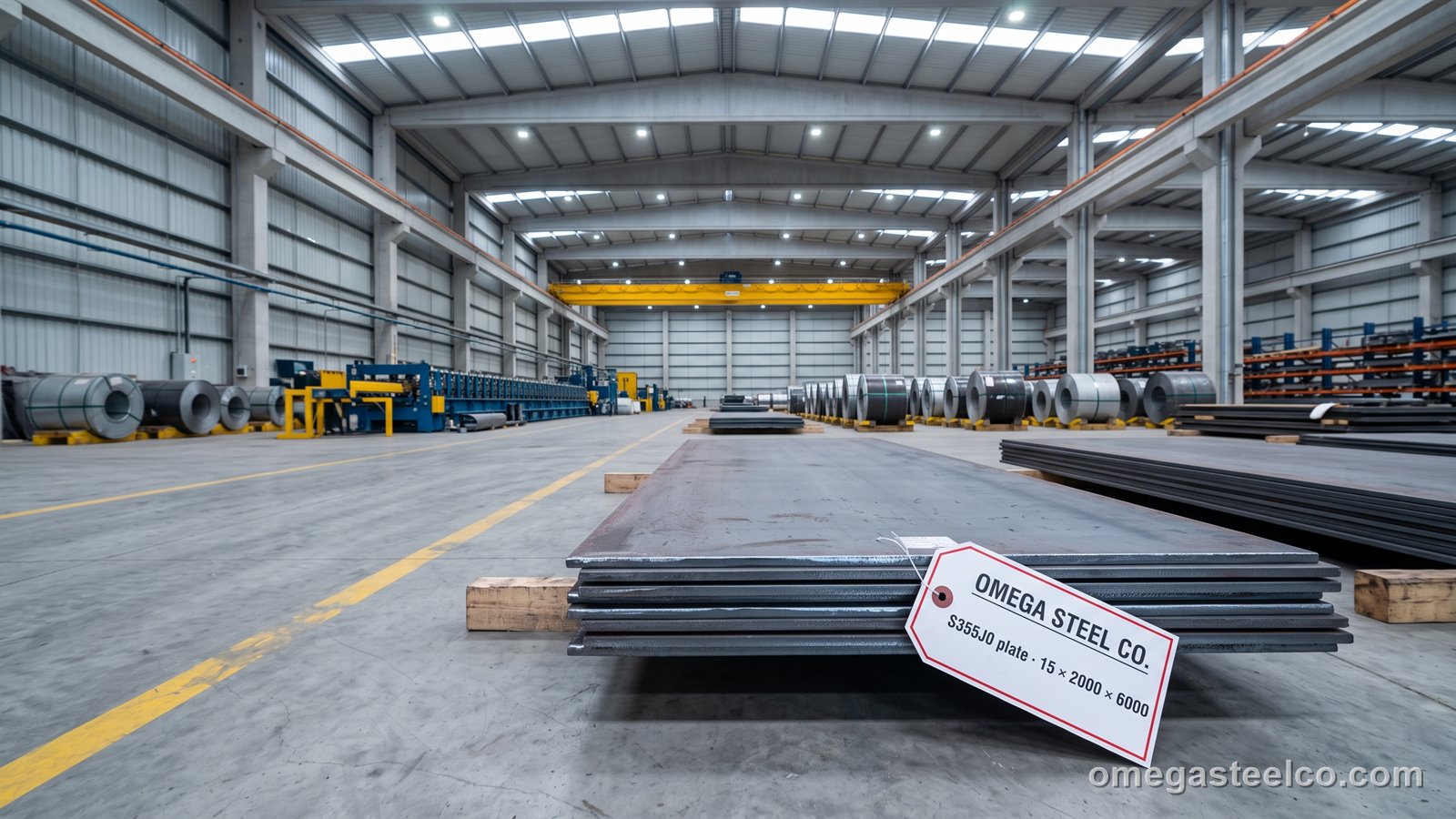 S355J0 Stahlblech — Omega Steel Co., Werk Dilovası