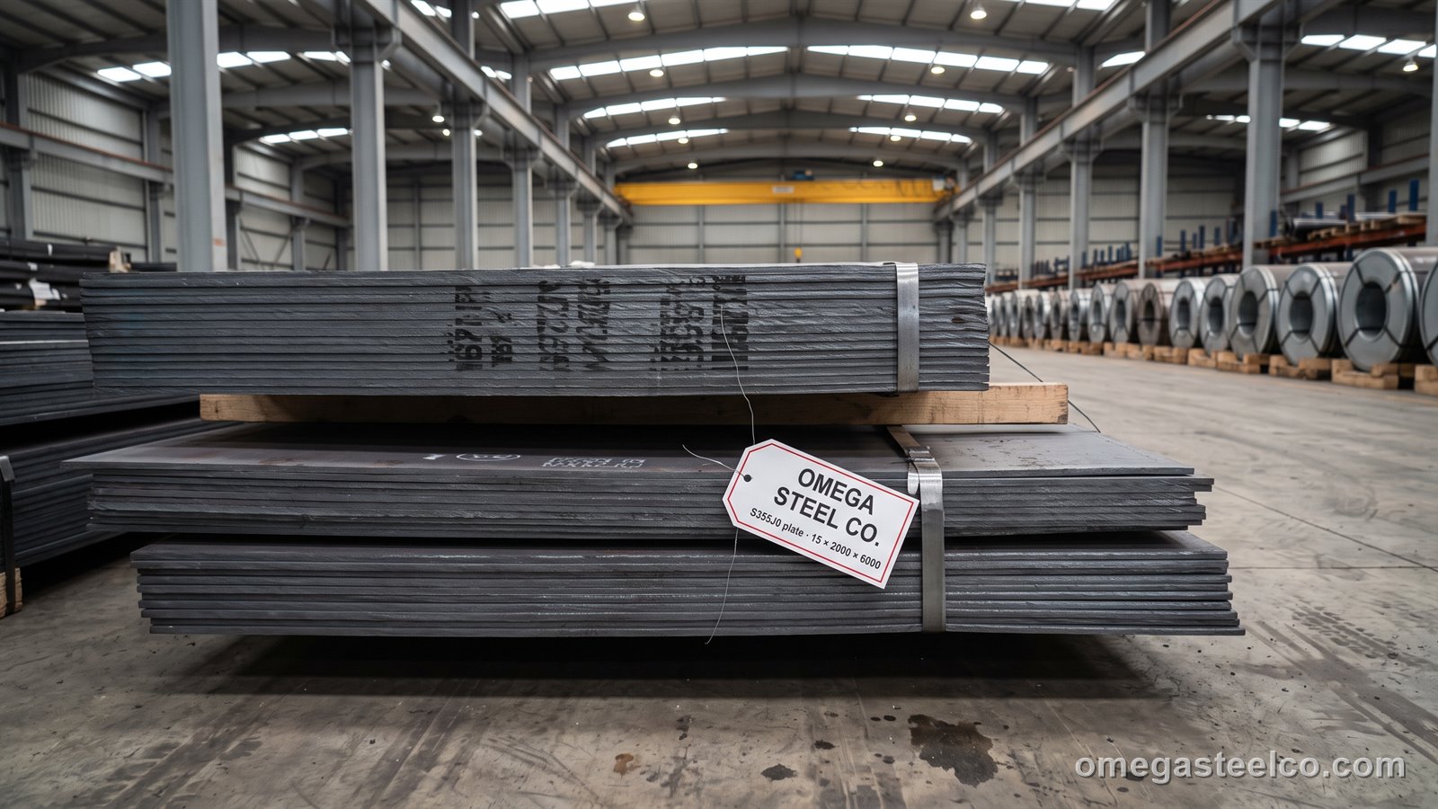 لوح S355J0 — Omega Steel Co.، مصنع ديلوفاسي