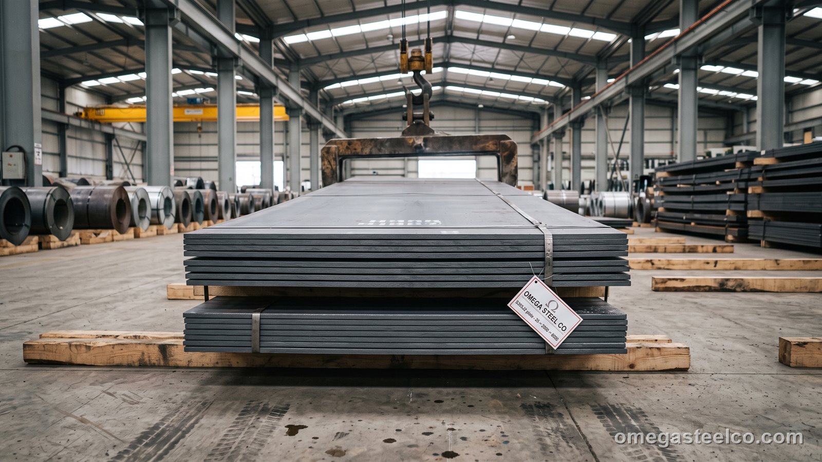S355J2 Stahlblech — Omega Steel Co., Werk Dilovası