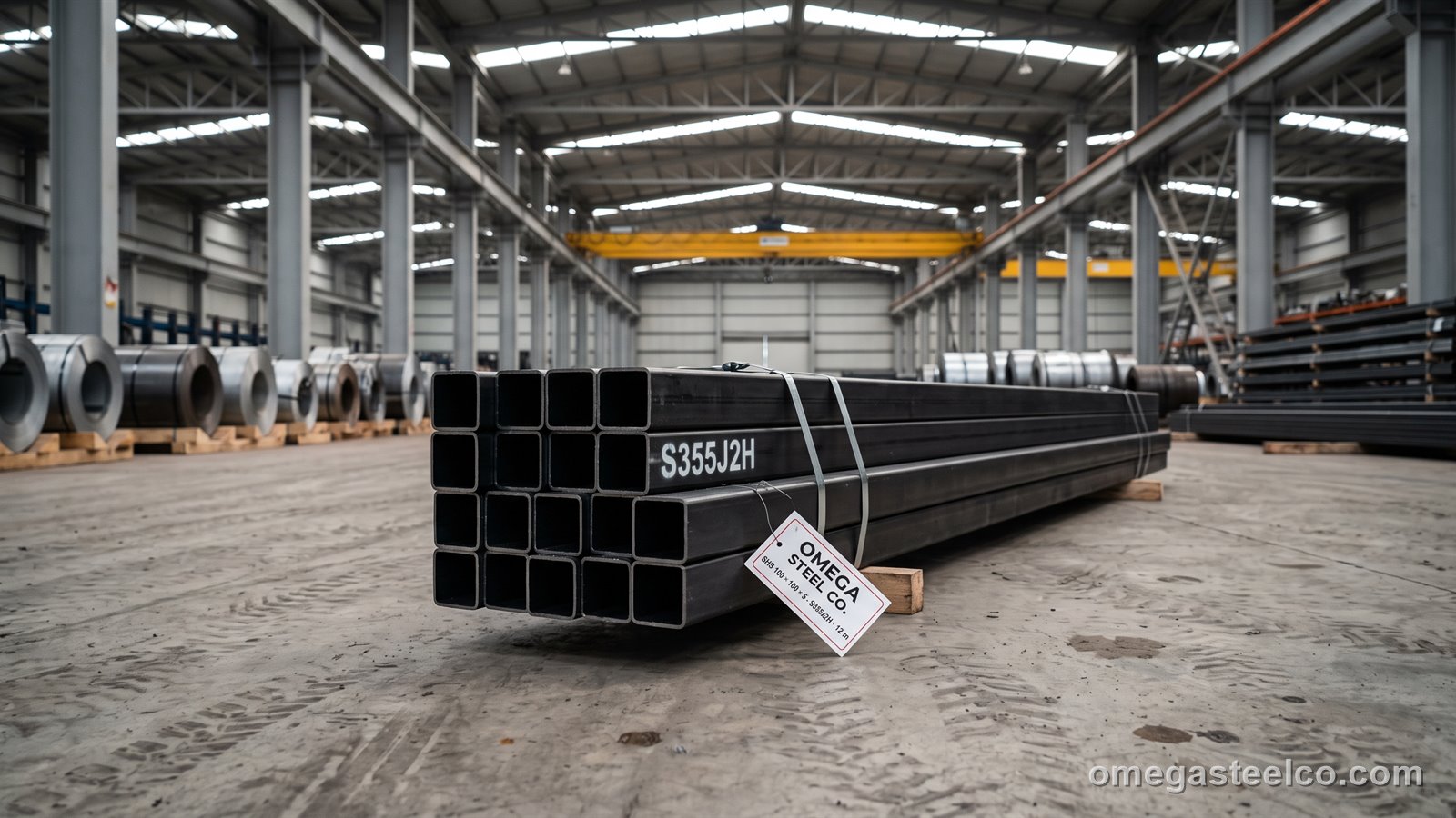 القطاعات المجوفة S355J2H — Omega Steel Co.، مصنع ديلوفاسي