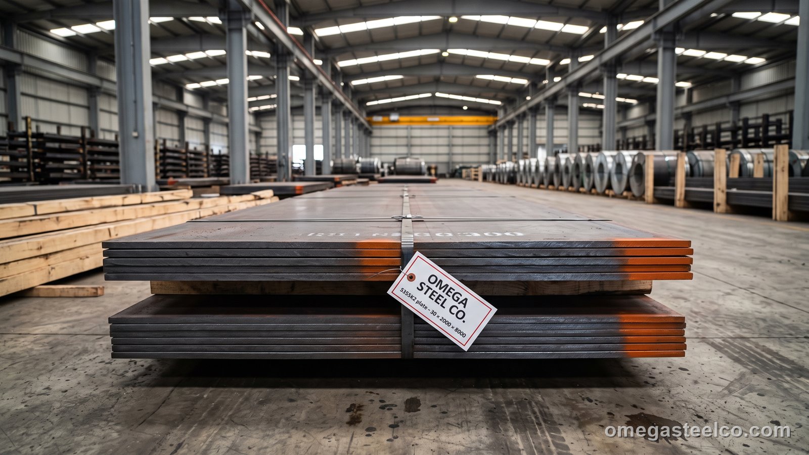 لوح S355K2 — Omega Steel Co.، مصنع ديلوفاسي