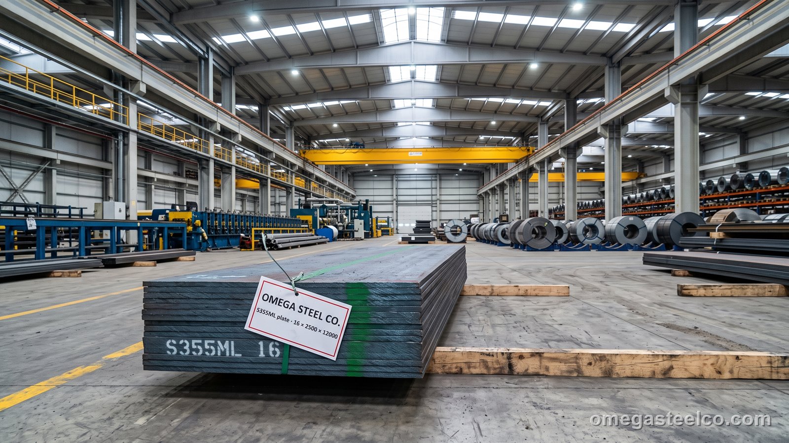 S355ML steel plate — Omega Steel Co., Dilovası plant