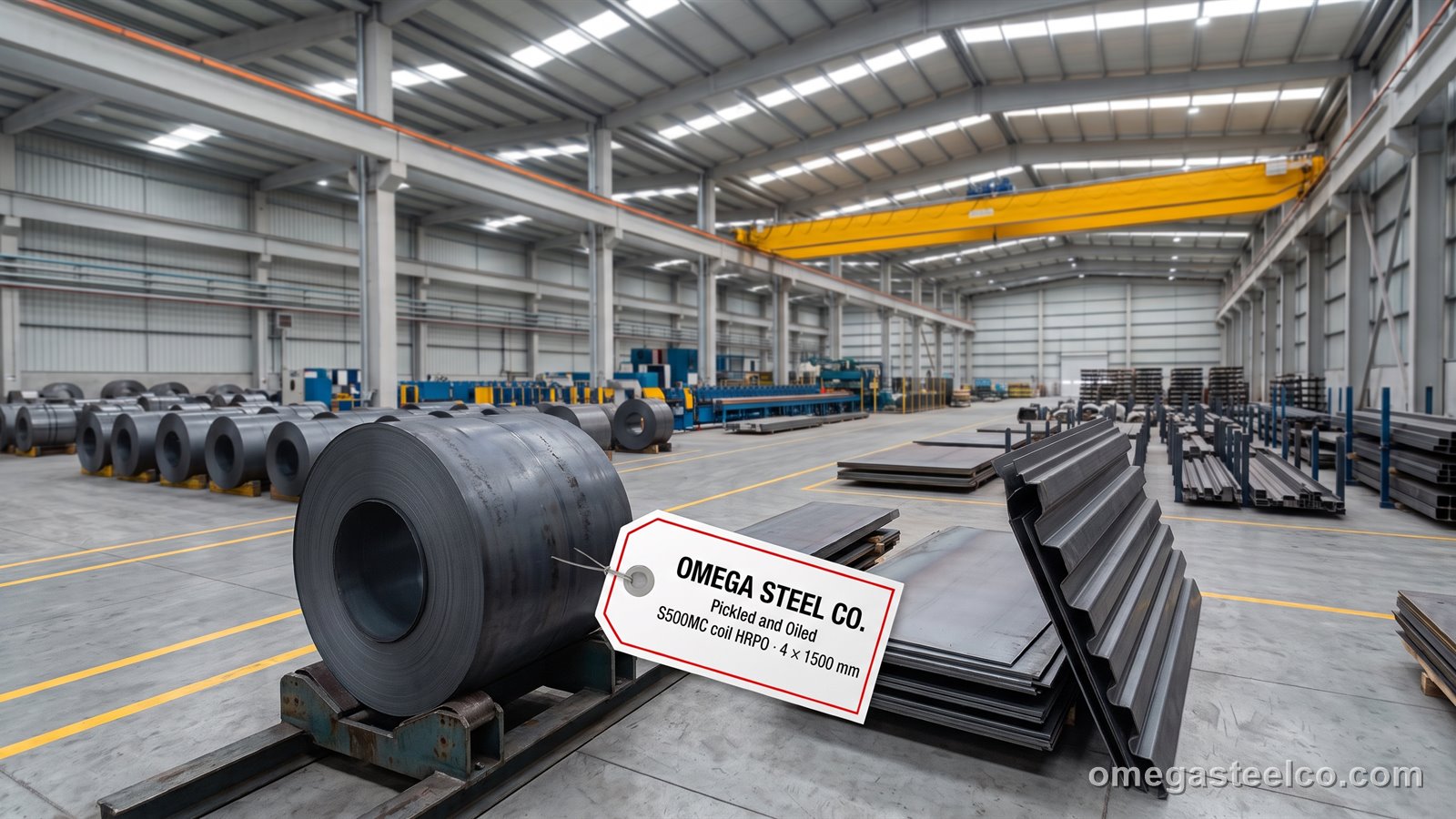 S500MC steel — Omega Steel Co., Dilovası plant
