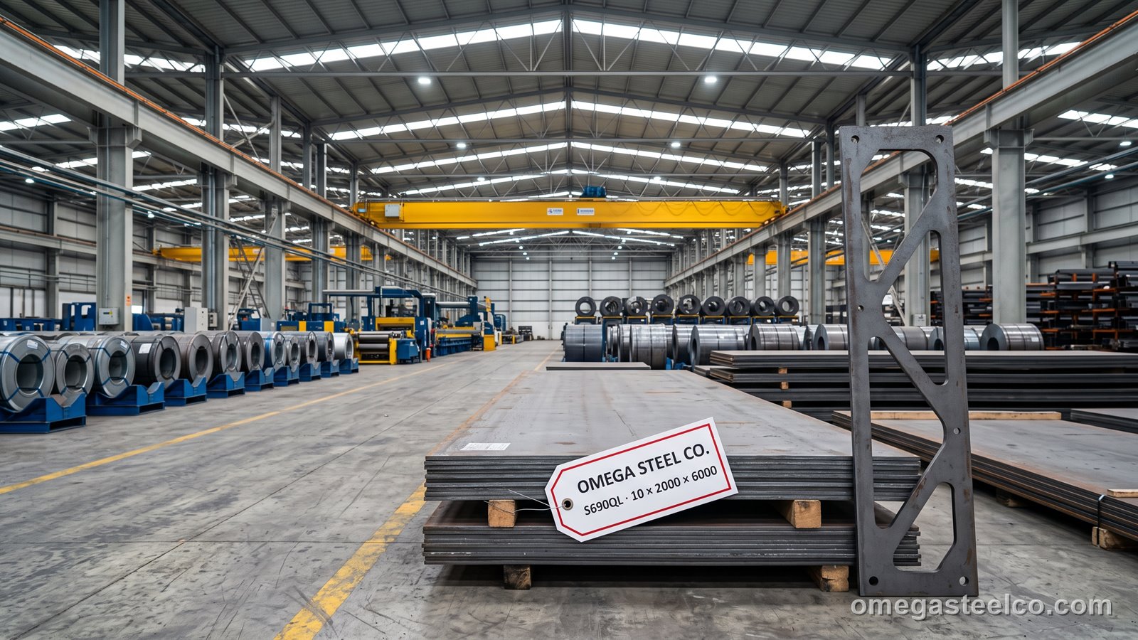 S690QL Stahlblech — Omega Steel Co., Werk Dilovası