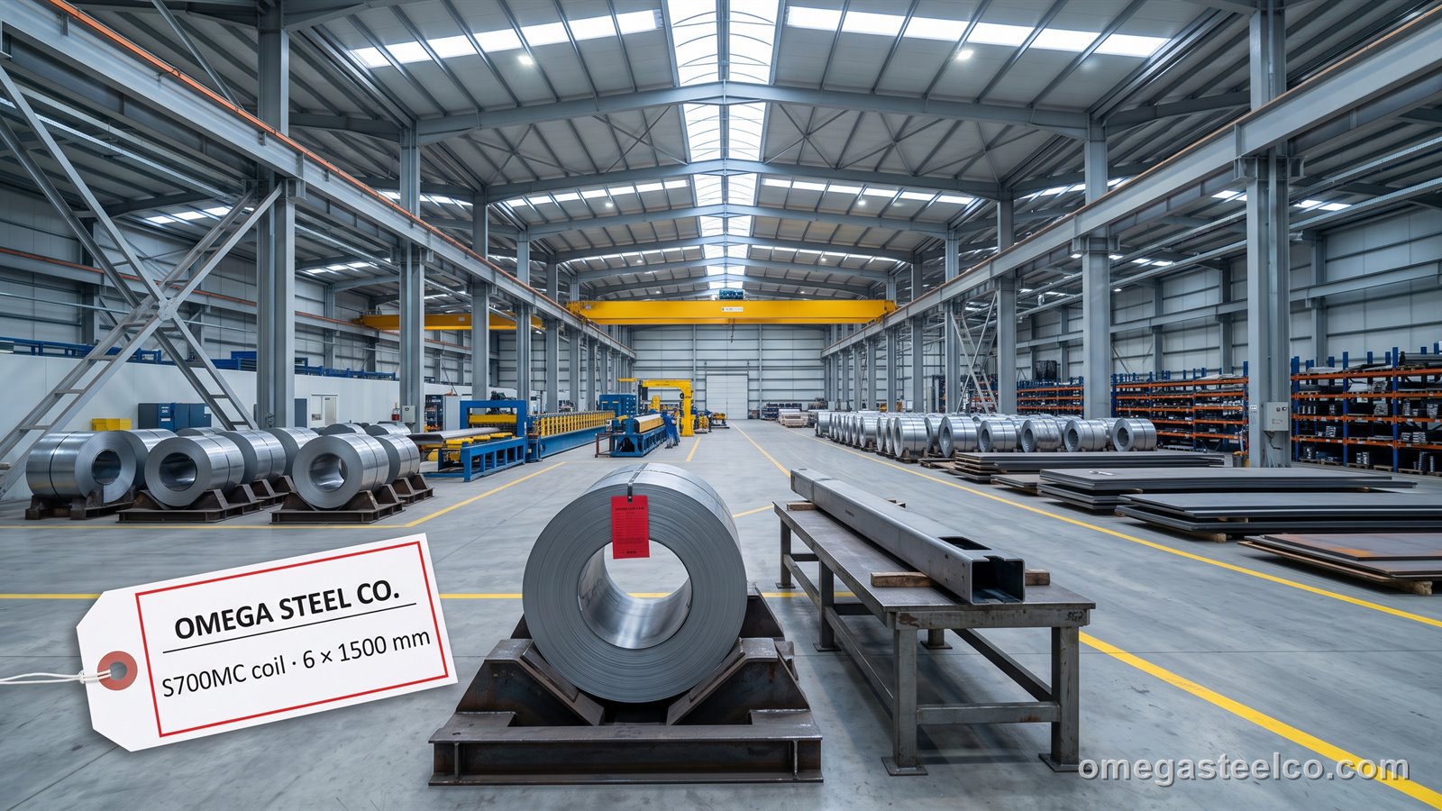 S700MC steel — Omega Steel Co., Dilovası plant