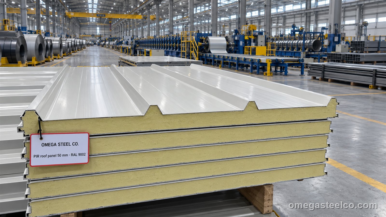 Sandwich panel — Omega Steel Co., Dilovası plant