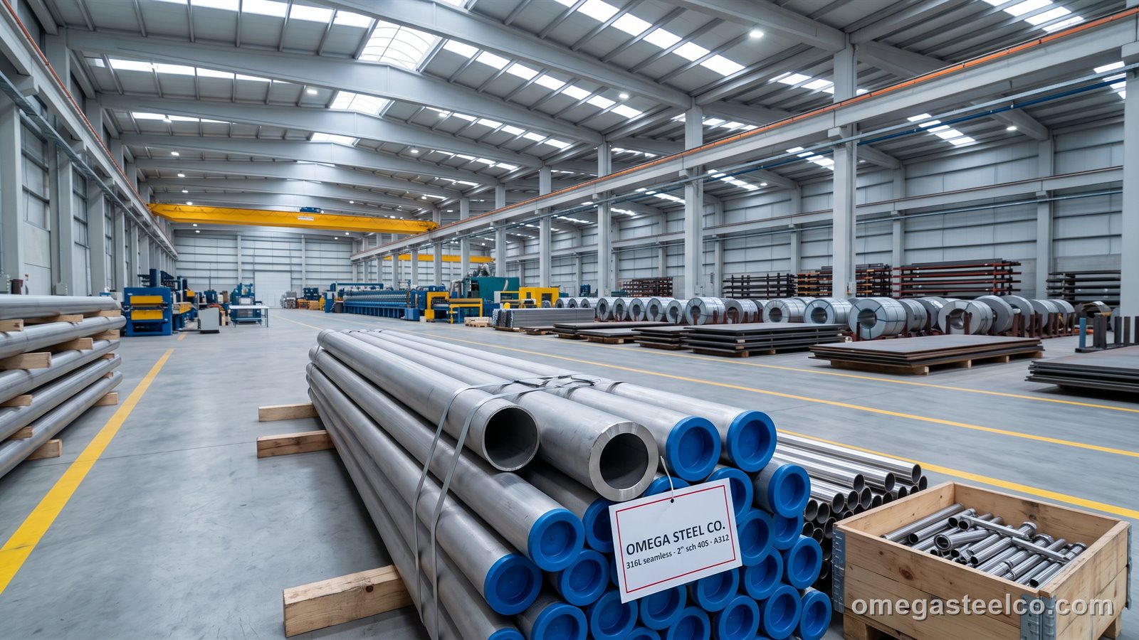 Seamless stainless steel pipe — Omega Steel Co., Dilovası plant