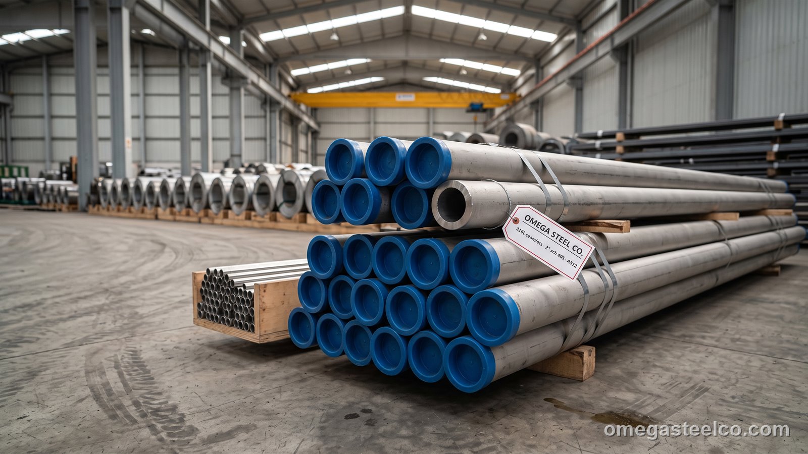 ماسورة ستانلس بلا لحام — Omega Steel Co.، مصنع ديلوفاسي
