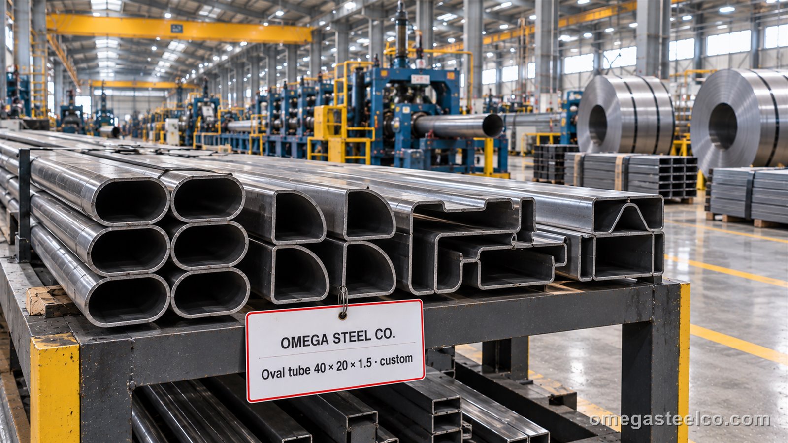 Oval & custom roll-formed profiles — Omega Steel Co., Dilovası plant