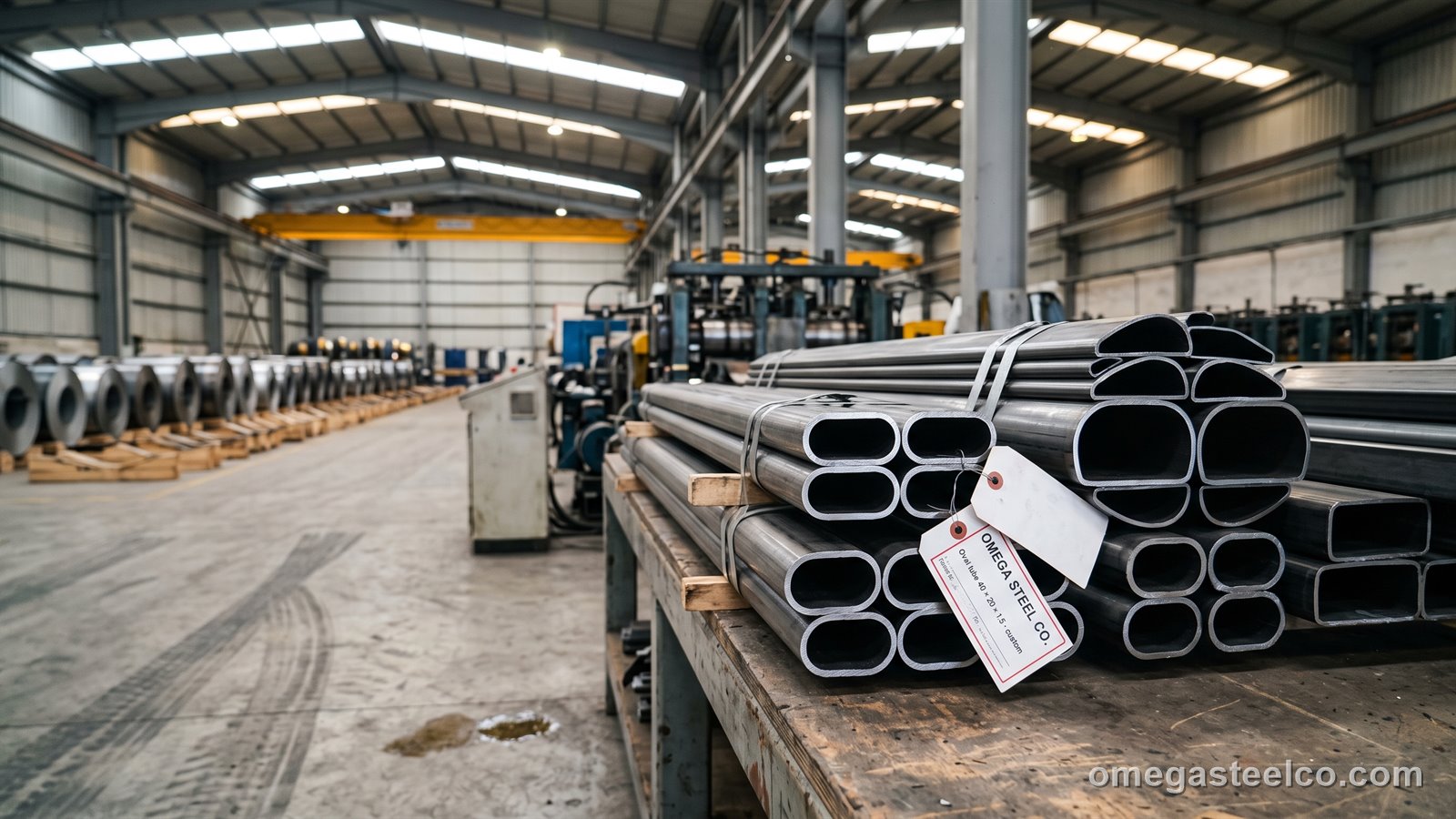 Oval- & Sonder-Rollformprofile — Omega Steel Co., Werk Dilovası