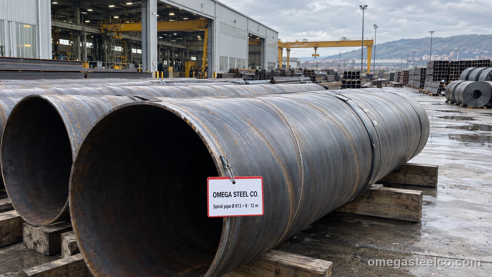 Spiral welded pipe (SAWH) — Omega Steel Co., Dilovası plant