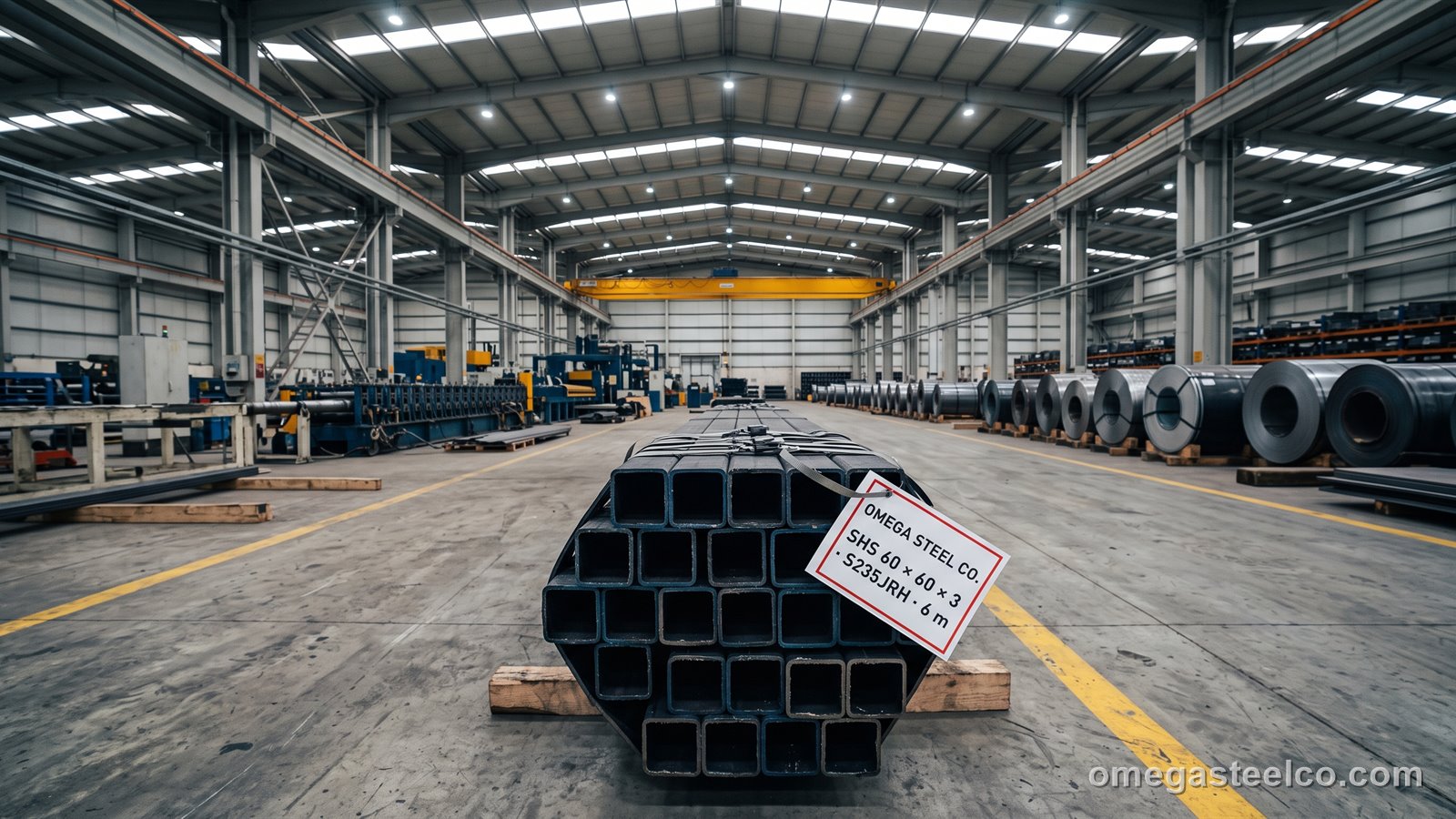 Square hollow sections — Omega Steel Co., Dilovası plant