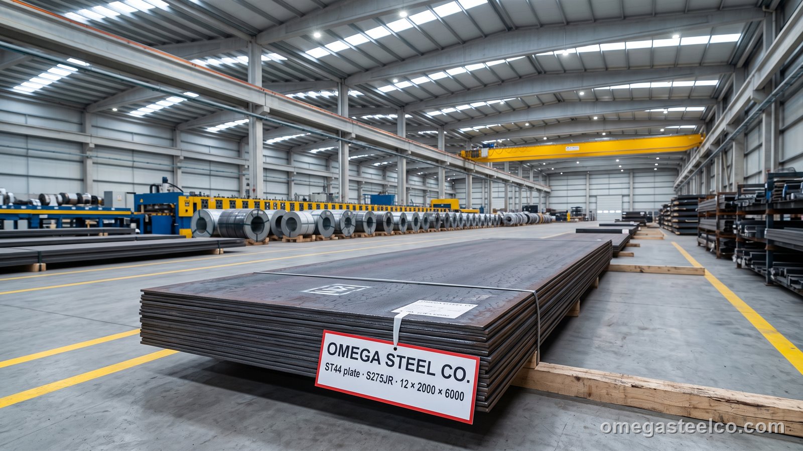 ST44 steel plate — Omega Steel Co., Dilovası plant