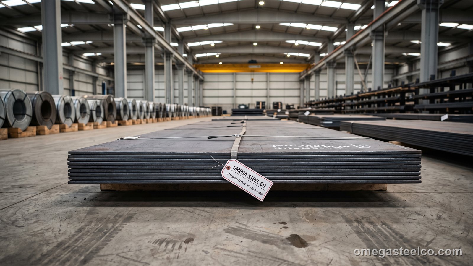 لوح ST44 — Omega Steel Co.، مصنع ديلوفاسي
