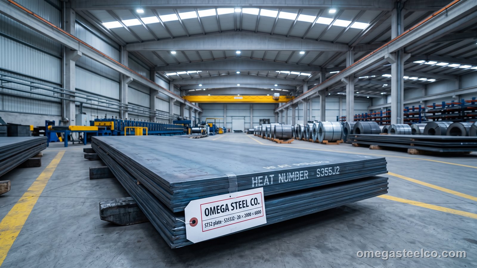 ST52 steel plate — Omega Steel Co., Dilovası plant
