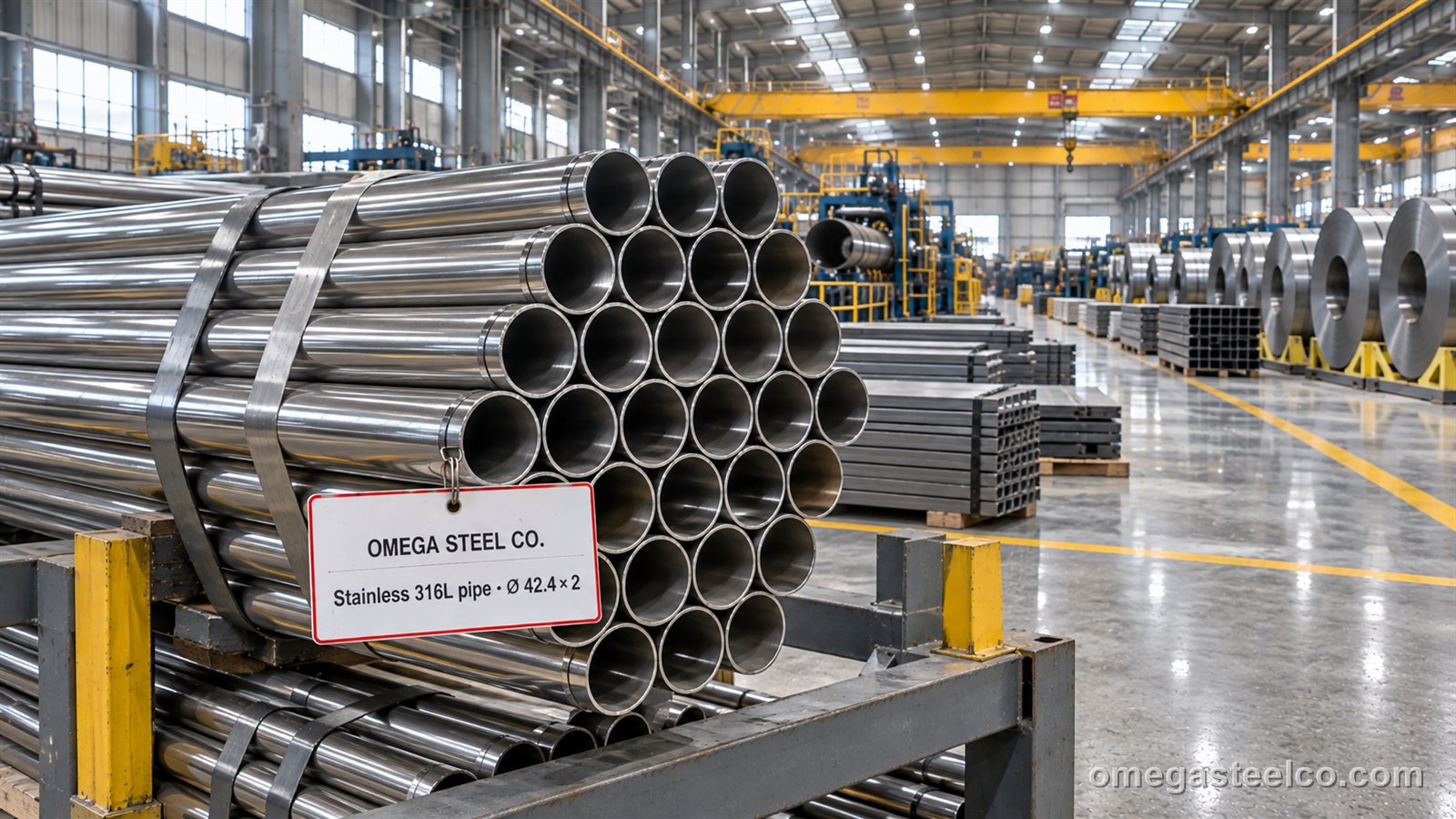 Stainless pipe & round tube — Omega Steel Co., Dilovası plant
