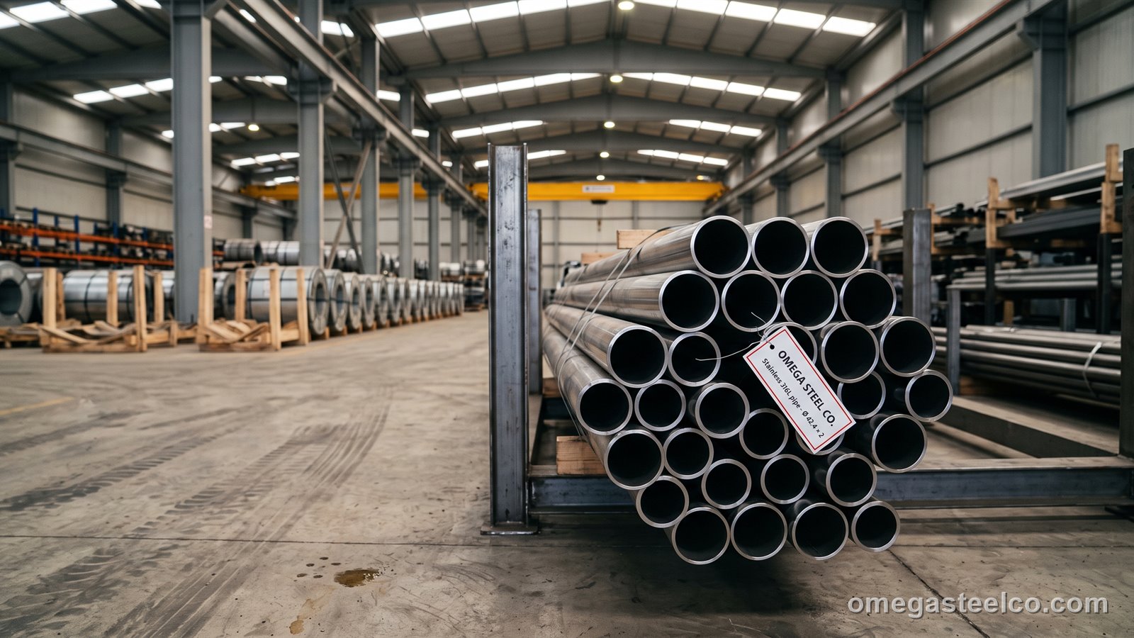 Edelstahlrohr & Rundrohr — Omega Steel Co., Werk Dilovası