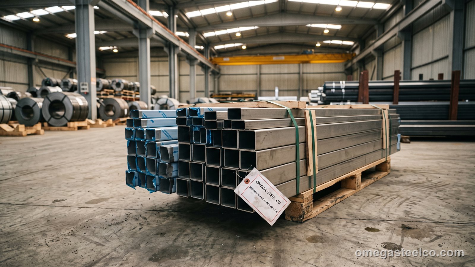 أنبوب وبروفيل ستانلس — Omega Steel Co.، مصنع ديلوفاسي