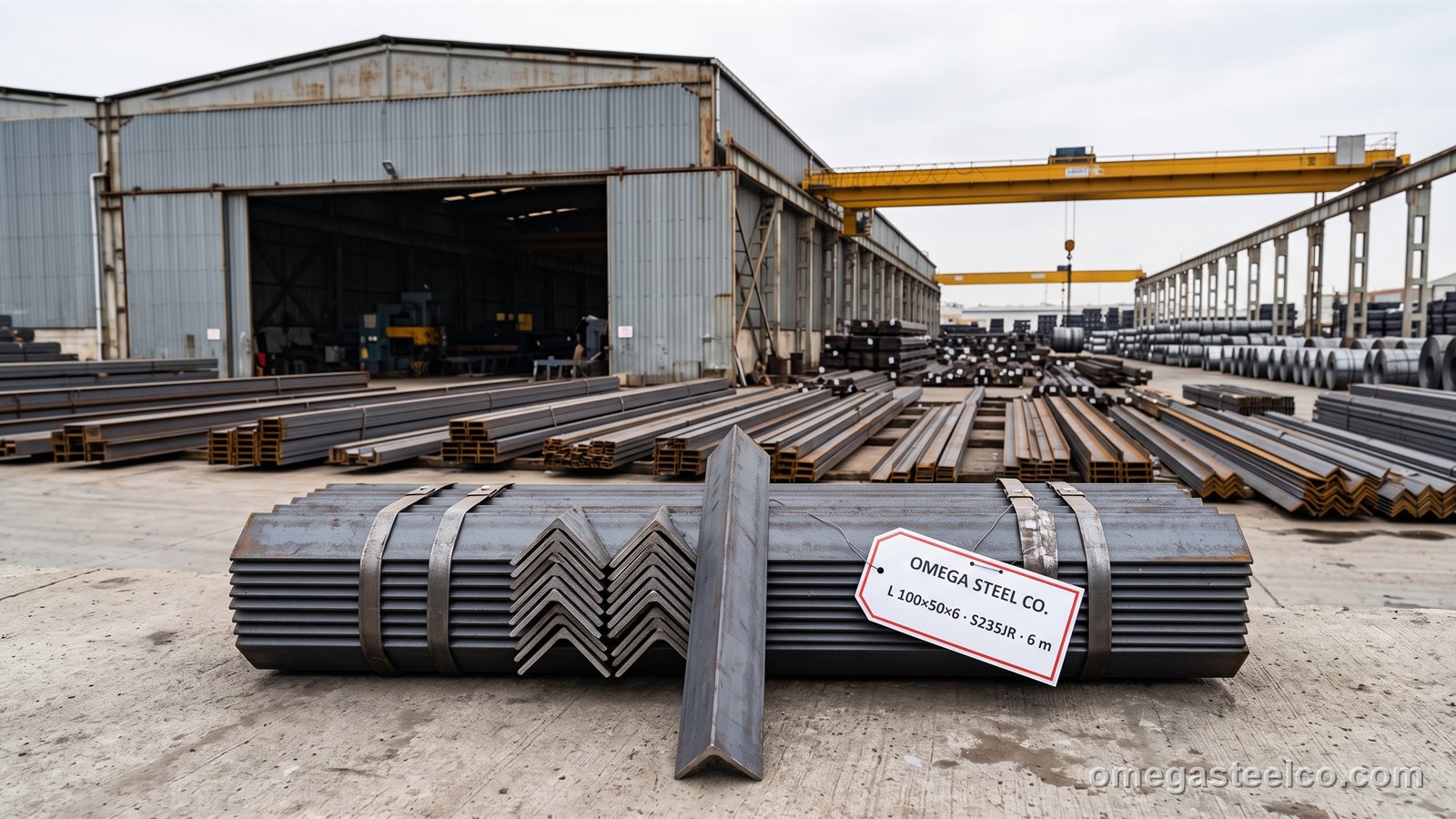 Unequal angles — Omega Steel Co., Dilovası plant