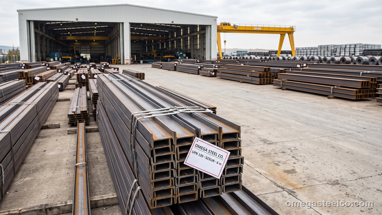 UNP-Profile (U-Stahl) — Omega Steel Co., Werk Dilovası