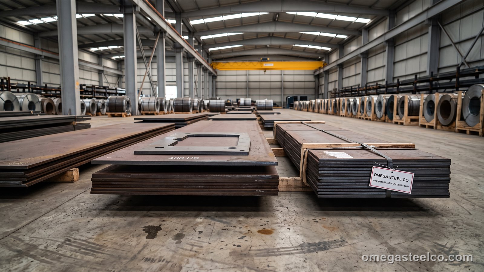 Verschleißblech AR400–AR500 & S690QL — Omega Steel Co., Werk Dilovası